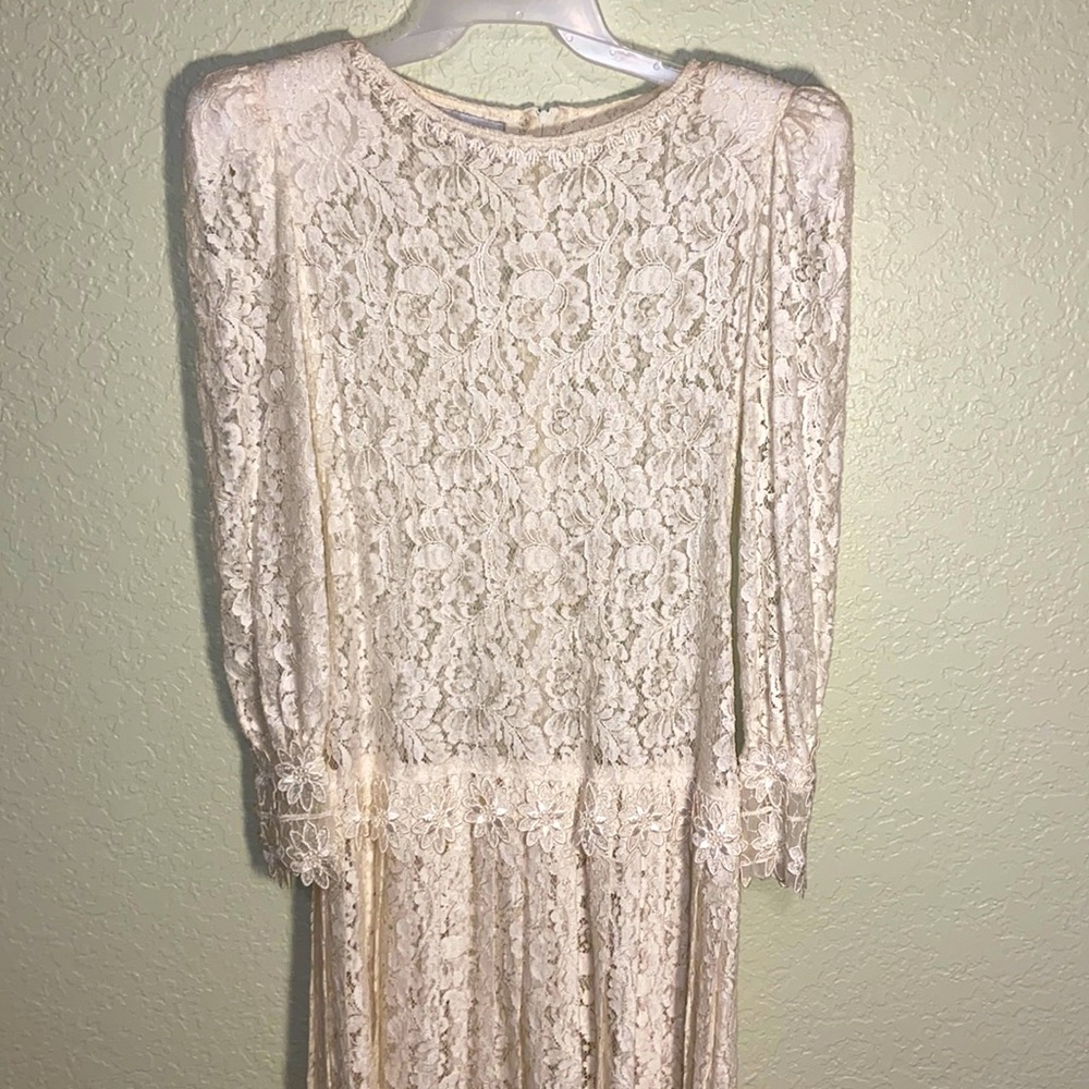 Prairie Lace Vintage Dress Ricki Lang NUIT Wedding